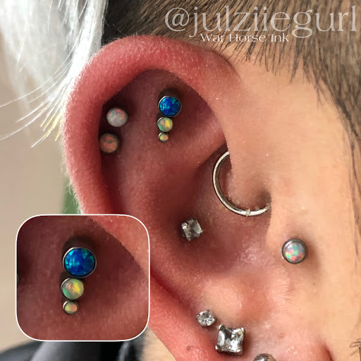 Explore dog outline tattoo ideas, creative tattoo ideas in Kent, available at War Horse Ink