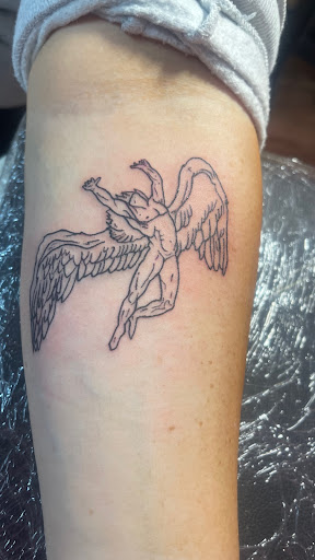 Explore money rose tattoo ideas, creative tattoo ideas in Clintonville, available at Honey Heart Tattoo