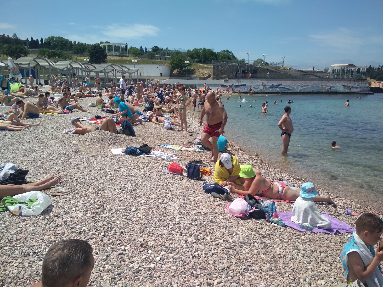 Fotografie cu Sunny beach zonele de facilități