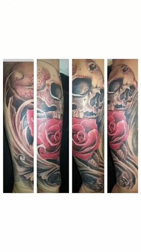 Explore july birth flower tattoo ideas, creative tattoo ideas in Hialeah, available at Allstar Tattoo & Body piercing