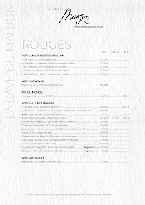 Restaurant Du Cote De Marjon à Soucieu-en-Jarrest - menu / carte