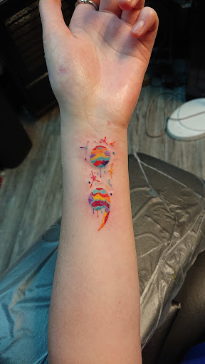 Explore aries zodiac sign tattoo ideas, creative tattoo ideas in Jonesboro, available at Immortal Ink