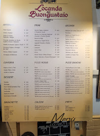 Carte du Locanda del Buongustaio à Rome