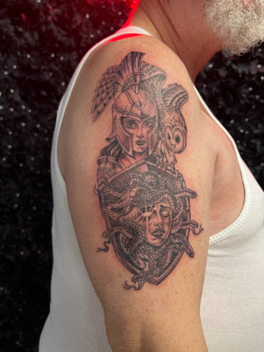 Explore japanese writing tattoo ideas, creative tattoo ideas in Houston, available at 333 Tattoo Studio HTX