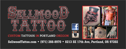 Sellwood Tattoo Parlor, 8213 SE 17th Ave, Portland, OR 97202, USA, 