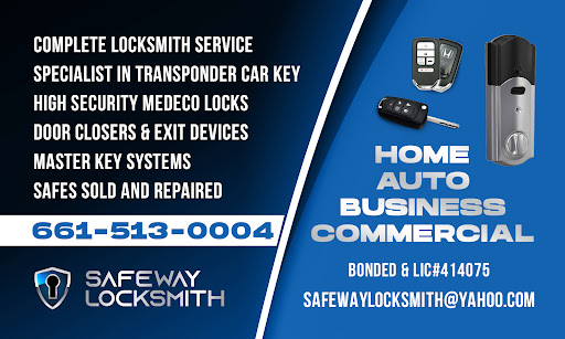 Locksmith «Safeway Locksmith», reviews and photos, 27049 1/2 McBean Pkwy, Valencia, CA 91355, USA