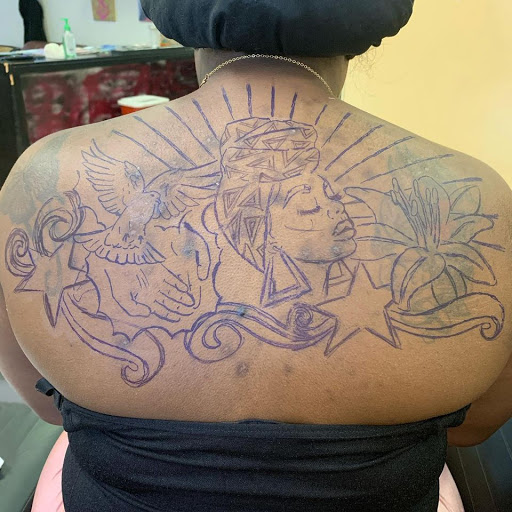 Explore mens sleeve tattoos ideas, creative tattoo ideas in Kenner, available at Tattoology