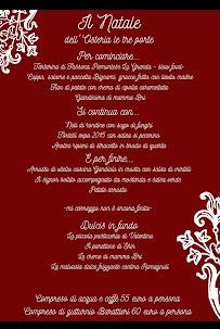 Menu du Osteria Le Tre Porte à Pontenure