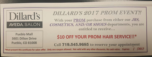 Hair Salon «Aveda Salon Pueblo Mall», reviews and photos, 3601 Dillon Dr, Pueblo, CO 81008, USA