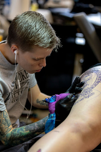 Tattoo Shop «Pinch-N-Poke Tattoo Studio», reviews and photos, 212 N Vesper St, Lock Haven, PA 17745, USA