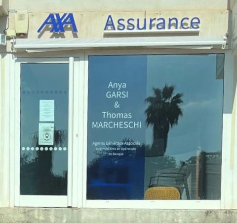 Agence d'assurance AXA Assurance et Banque Garsi Marcheschi Olmiccia San-Nicolao