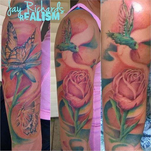 Explore tattoo cover up ideas for guys, creative tattoo ideas in Roanoke, available at RailYard INK