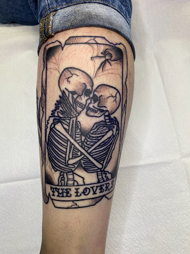 Explore rock tattoo ideas, creative tattoo ideas in Modesto, available at Dying Art Tattoo