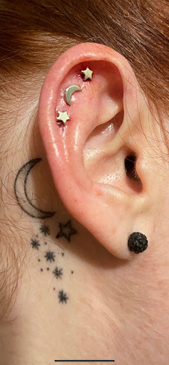 Explore mens leg sleeve tattoo ideas, creative tattoo ideas in Calhoun, available at Velvet Panther Tattoo and Piercing