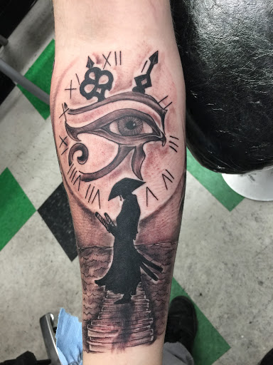 Explore birthday date tattoo ideas, creative tattoo ideas in Lawton, available at Impact Ink Tattoo Studios