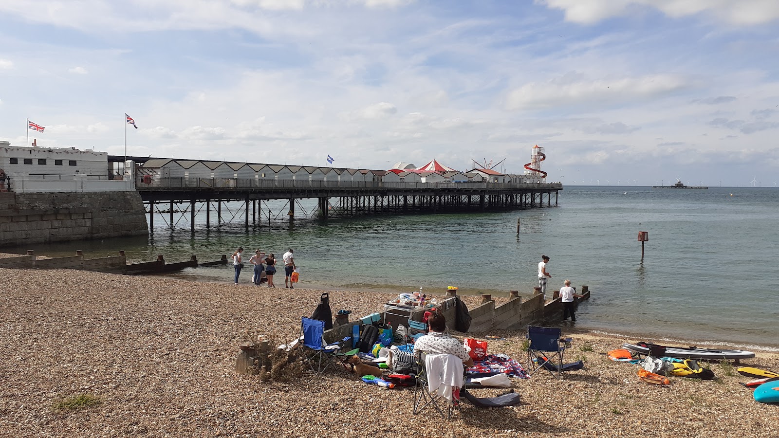 Foto di Herne Bay beach con baia lunga