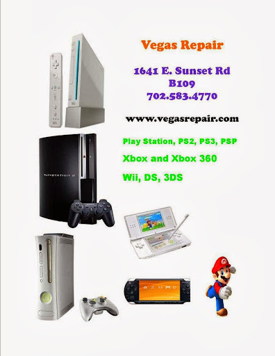 Video Game Store «Vegas Repair Video Game Repair», reviews and photos, 1641 E Sunset Rd b109, Las Vegas, NV 89119, USA