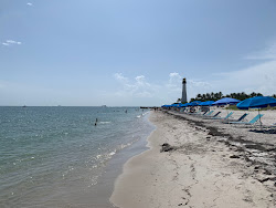 Photo de Cape Florida beach avec un niveau de propreté de assez propre