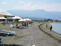 Foto von Molos beach mit etwas sauber Sauberkeitsgrad