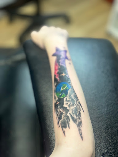 Explore tattoo ideas religious sleeves, creative tattoo ideas in Whitehall, available at Beachside Tattoos & Smoke Shop