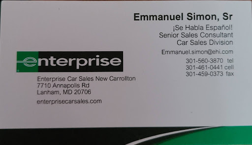 Used Car Dealer «Enterprise Car Sales», reviews and photos, 7710 Annapolis Rd, Lanham, MD 20706, USA