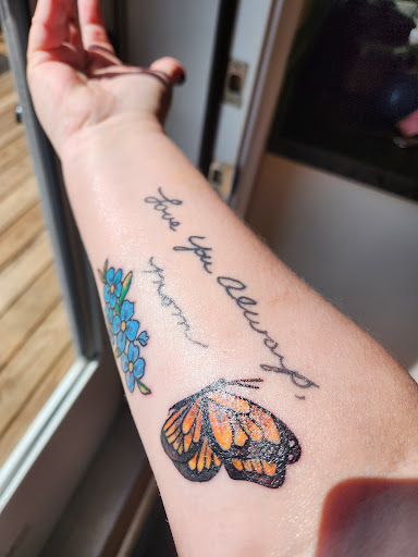 Explore december tattoo ideas, creative tattoo ideas in Martinsburg, available at 100 Proof Tattoo