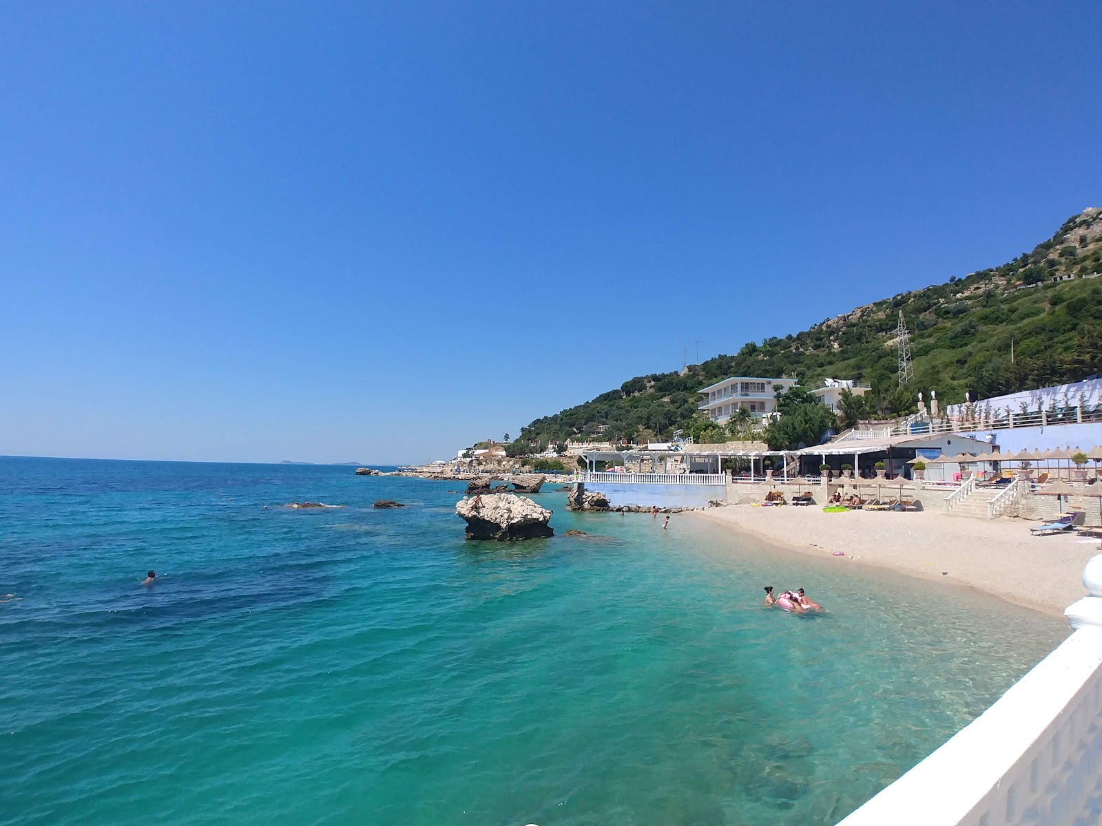 Photo of Vega beach with light fine pebble surface