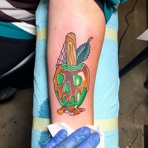 Explore sleeve tattoo background ideas, creative tattoo ideas in Superior, available at Northlandia tattoo parlor