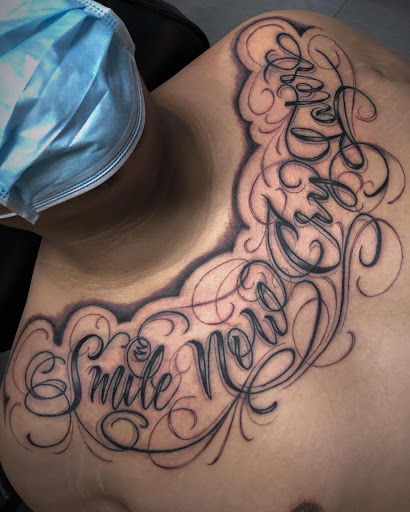 Explore big tattoo ideas for women, creative tattoo ideas in Redlands, available at Inkfamous Arte Tattoo & Body piercing