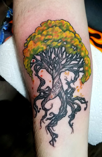 Explore small beach tattoo ideas, creative tattoo ideas in Chicago Ridge, available at Etched In Skin LLC