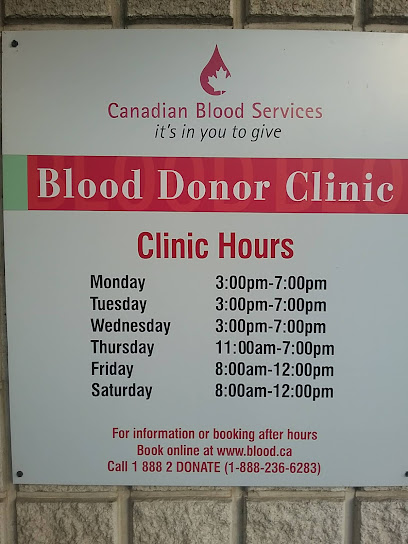 Canadian Blood Services, Windsor