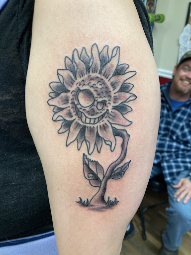 Explore genesis tattoo ideas, creative tattoo ideas in Seymour, available at 3 Sevens Tattoo