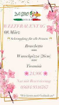 Da Gino Pizza & Pasta à Frielendorf menu