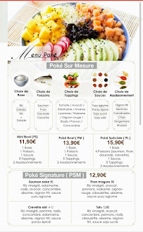 Restaurant japonais authentique Chikara à Paris - menu / carte