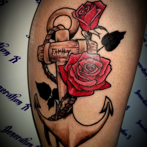 Explore cherub tattoo ideas, creative tattoo ideas in Nevada, available at Generation X Tattoos and Piercings