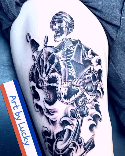 Explore alternative tattoo ideas, creative tattoo ideas in Garden Grove, available at Saints & Sinners Tattoo