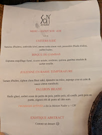 Menu du Restaurant Son' à Bordeaux