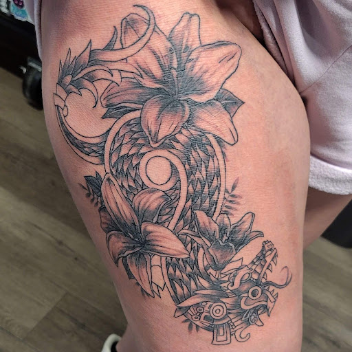 Explore university of michigan tattoo ideas, creative tattoo ideas in Cheyenne, available at The T.R.I.B.E. Zoo, LLC Tattoo