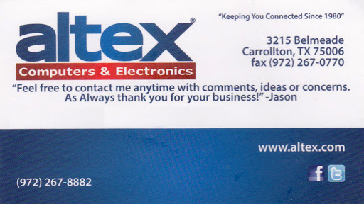 Computer Store «Altex Computers & Electronics», reviews and photos, 3215 Belmeade Dr, Carrollton, TX 75006, USA