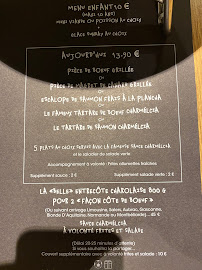 Menu du Bistro Régent La Victoire à Bordeaux