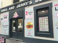 Restaurant de hamburgers Greg & Jerry's à Lyon (le menu)