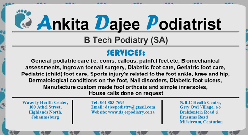 Ankita Dajee Podiatrist - Waverly