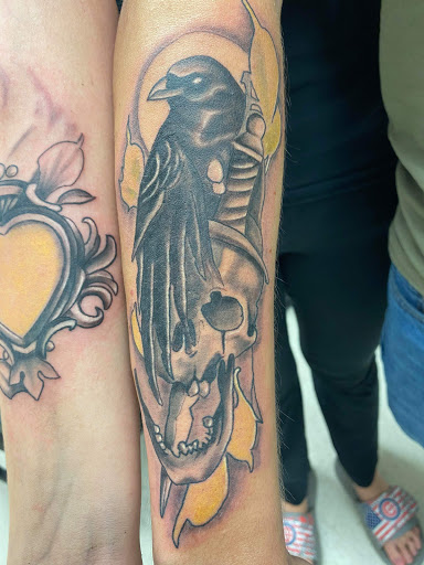 Explore shoe tattoo ideas, creative tattoo ideas in Eden, available at R1sk Takers Ink Tattoo and Piercing Lounge