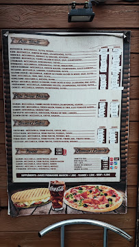 Menu / carte de Pizza Au Feu De Bois LE CHALET À PIZZA à Vernouillet