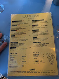 Lupita à Lisbon menu
