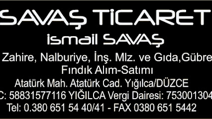 ISMAIL SAVAS - SAVAS TIC