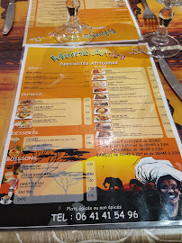 Restaurant de spécialités d'Afrique de l'Ouest Restaurant Sénégalais Mama Africa Clermont Ferrand à Clermont-Ferrand - menu / carte