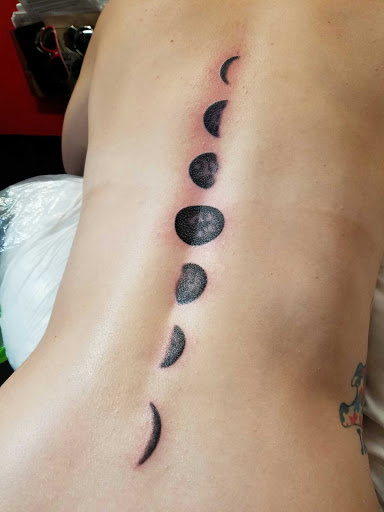 Explore leg tattoo ideas with meaning, creative tattoo ideas in Buffalo, available at Wishful Inking Tattoos & Piercings