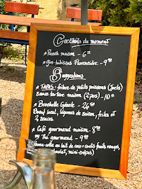 Menu / carte de Aux 2 terrasses à Brissac-Loire-Aubance