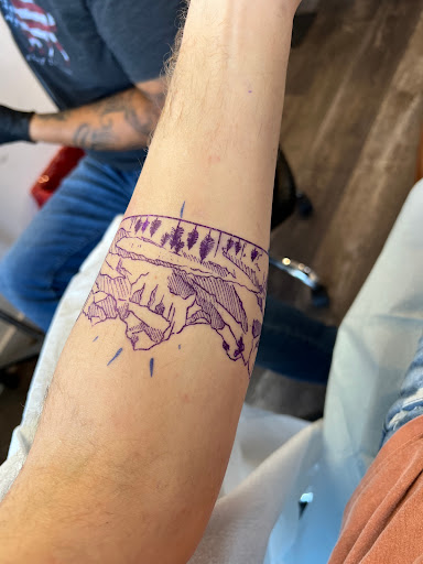 Explore roman numeral birthday tattoo ideas, creative tattoo ideas in Sarasota, available at Oddity Tattoo Art University